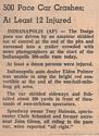 Image: pace car crash Lafayette Journal and Courier